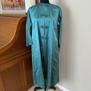 Vintage Dynasty Silk Satin Kimono ~ Small